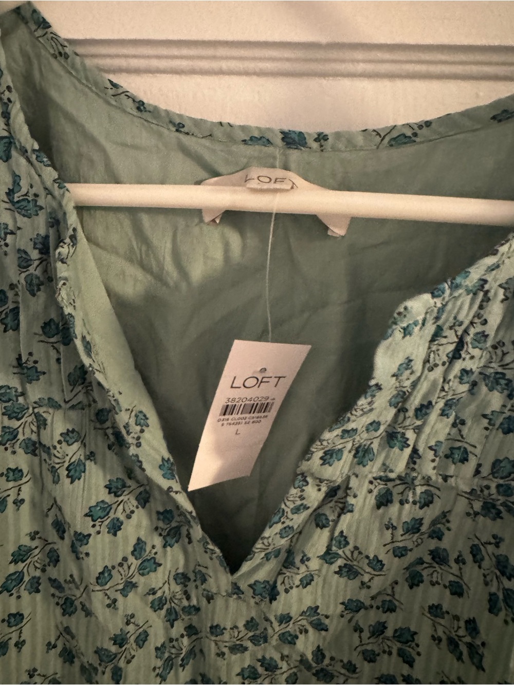 NWT Loft Green Dress - Picture 3 of 4